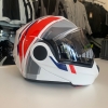 ARTRA SOLID Casco Modulare MPH - Bianco Rosso Blu
