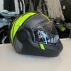 ARTRA SOLID Casco Modulare MPH - Nero Argento Giallo