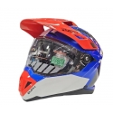 CROSSOVER ADV TRIP Casco Integrale  MPH  - Bianco Blu Rosso