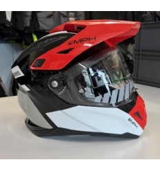 CROSSOVER ADV TRIP Casco Integrale MPH - Bianco Nero Rosso