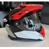 CROSSOVER ADV TRIP Casco Integrale MPH - Bianco Nero Rosso