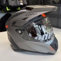 CROSSOVER ADV TRIP Casco Integrale  MPH  - Nero Argento Arancio