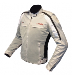 Giubbotto moto Donna LADY AIR IVOK 1.5 a 2 strati colore Grigio chiaro