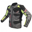 LX10 ANNIVERSARY- Alta Visibilità - Giacca lunga moto uomo a 3 strati - Antracite , Giallo fluo