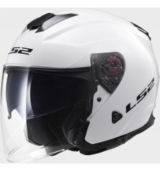 Casco moto Jet LS2 INFINITY OF 521 Bianco