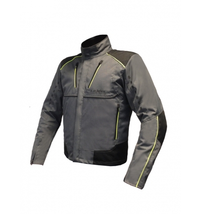 GIUBBOTTO CORTO MOTO UOMO SQUARE a 2 strati Lexel motorbike