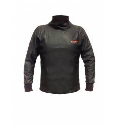 Maglia moto unisex WINDTEX termica e antivento colore Nero