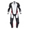 Tuta intera TGP in Pelle colore Bianco Nero Rosso