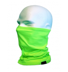 Collare moto unisex in Lycra, colore Verde Fluo