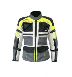 Lady ADVENTOUR PRO 2.1 H.V. - GIACCA LUNGA MOTO DONNA A 3 STRATI INDIPENDENTI - ALTA VISIBILITA’