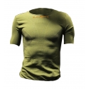 Maglia Polipropilene Fibra Piena a Manica Corta Logo Arancio - Intimo Termoregolatore LEXEL