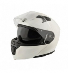 RAPTOR SOLID Casco Modulare MPH - Bianco lucido